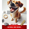 HAPPY PET MART Braided Bully Stick Rings for Dogs. |