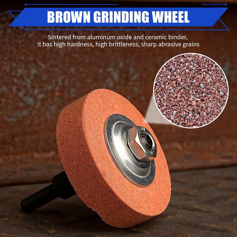 NuoDunco Grinding Wheel Adapter and 75mm Grinding Stone, Change Electric
