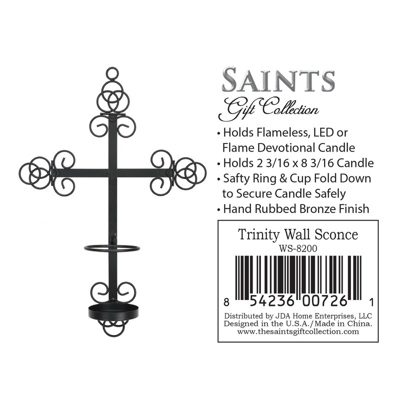 THE SAINTS COLLECTION St Peregrine, LED Flameless Devotional Prayer Candle