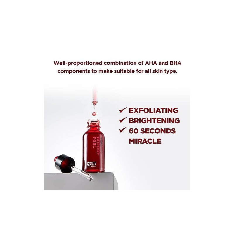 SKIN1004 Zombie Beauty Bloody Peel AHA 17 Peeling Solution 1.01