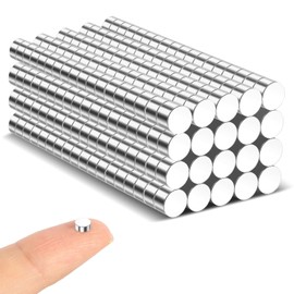 3×2mm Mini Magnete Stark 360 Stück Kleine Magnete Stark Runden Magnete für Magnettafel Handwerk Kühlschrankmagnete