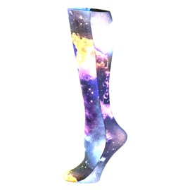 Celeste Stein Therapeutic Compression Socks, Multi Planets, 8-15 mmHg, Mild