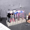 Clear Acrylic Makeup Organizers - 4 Compartment Acrylic Vanity Organizer