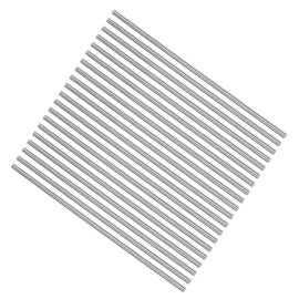 uxcell 20pcs Round Steel Metal Rods, 3mm x 150mm High Speed Steel (HSS) Lathe Bar Stock Tool, for Shaft Gear Drill Lathes Boring Machine Turning Miniature DIY Craft
