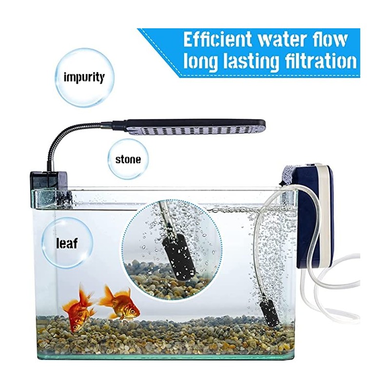 Wave Point Pre-Filter Sponge, 6 Pack Aquarium Pre Filter Foam