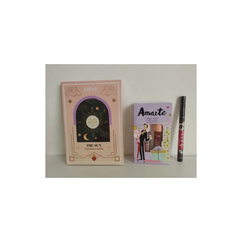 Set Ilumidadores + Labial Liquido Ultramo + Delineador