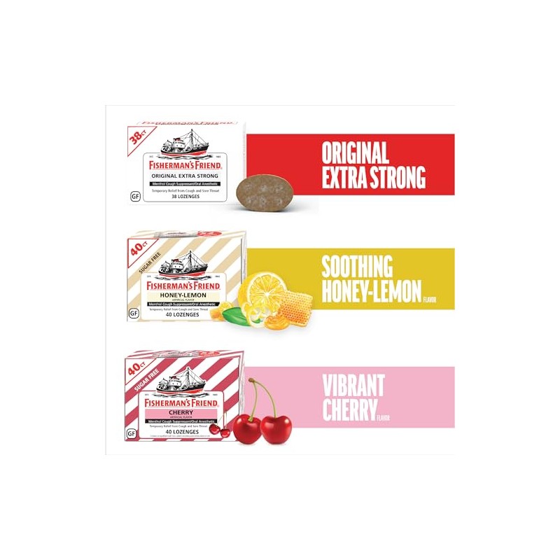 Cough Drops by Fisherman's Friend, Cough Suppressant and Sore Throat