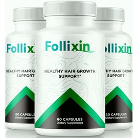 Follixin (3 Pack) Follixin Advanced Hair Growth Pills for Fuller and Healthier Hair