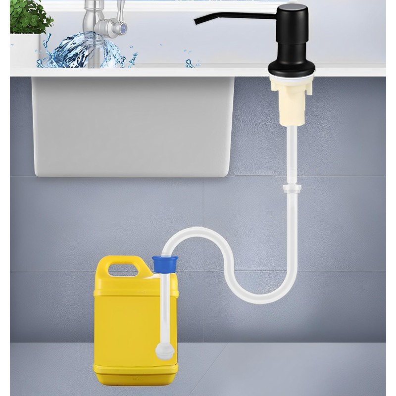 Soap Dispenser Extension Tube Kit, 47 Inch Kitchen Sink Soap