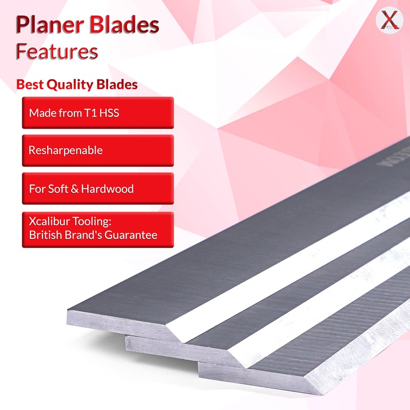 15-1/8x1x1/8 Jointer Knives for Delta 22-677, 22-681, DC-380, Grizzly G0453,