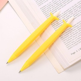 1Pcs Yellow Banana Kawaii Mechanical Pencils,Retractable Press Pens Creative Automatic Pens,Funny School Writing Supplies Mechanical Pencils,Writing and Correction Supplies
