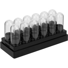 Set de Tubo de Muestra de Lápiz Labial de Plástico - 12 Piezas Mini Tubo de Bálsamo Labial para Cosméticos de Bricolaje - de Lápiz Vacío para Proyectos de Belleza Caseros