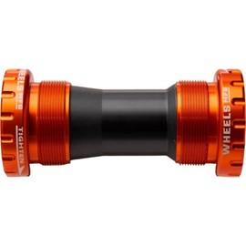 Wheels Mfg BSA Bottom Bracket - ABEC-3 Orange, 24Mm, Shimano MTB