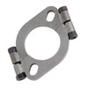 2inch Flat Oval Split Repair Exhaust Flange Replacement Accessory
