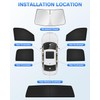 Canvcle Sunshades for Dodge Ram 2500 3500 2010-2025 2026 Accessories