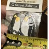 G Street Fabrics Penguin Family Iron On Patch Applique 2"