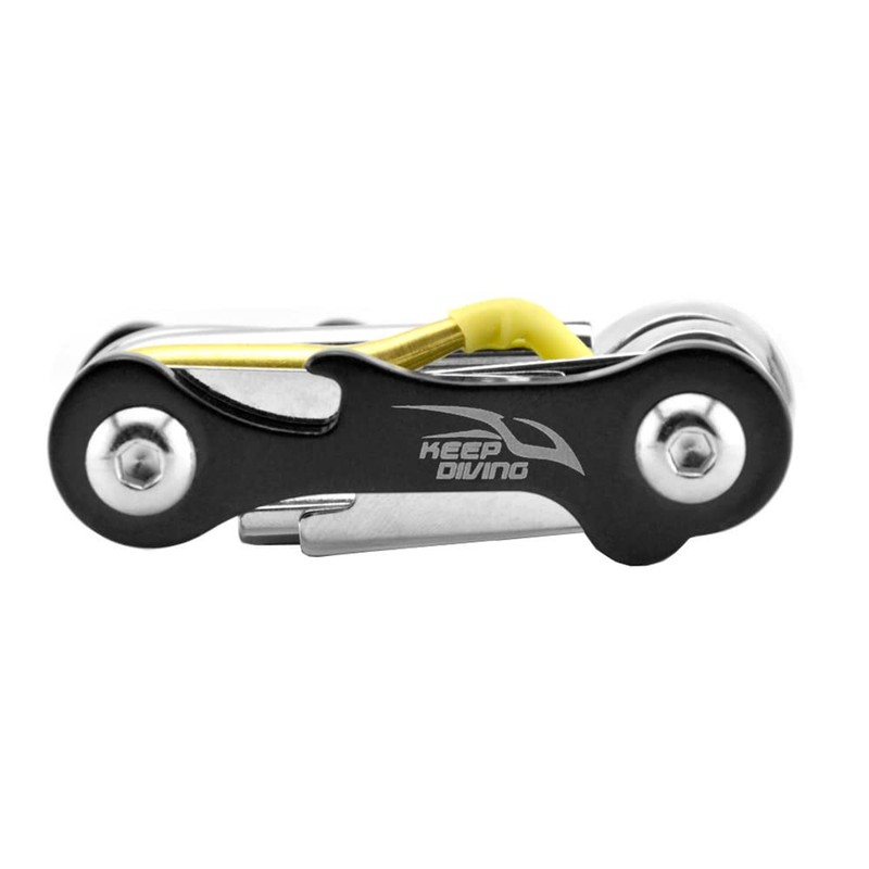 Scuba Diving Repair Tool 8 in 1 Multifunctional Dive Tool