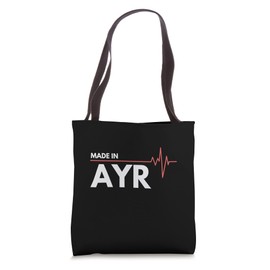 Born In Ayr Scotland Birth City Tote Bag