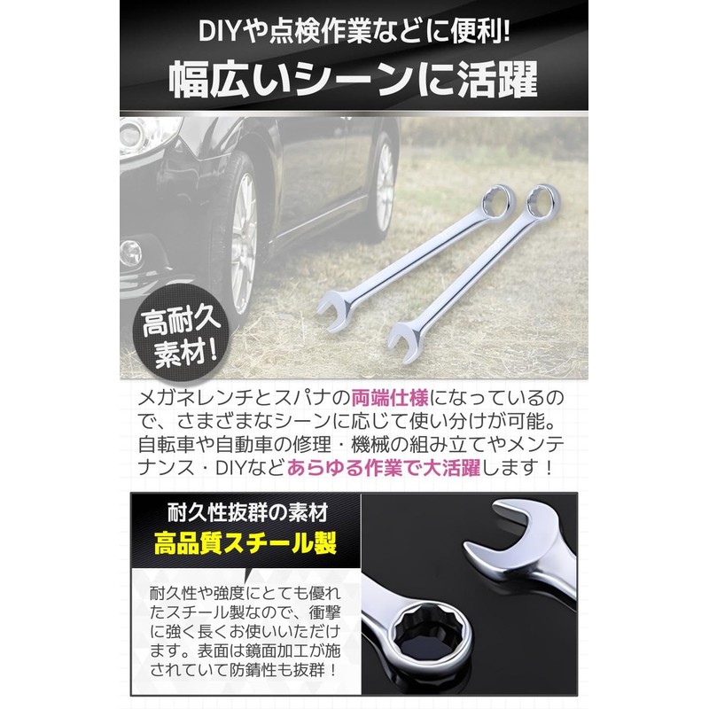 fogman Eyeglass Wrench Spanner Offset Wrench Ratchet Bolt Bicycle DIY