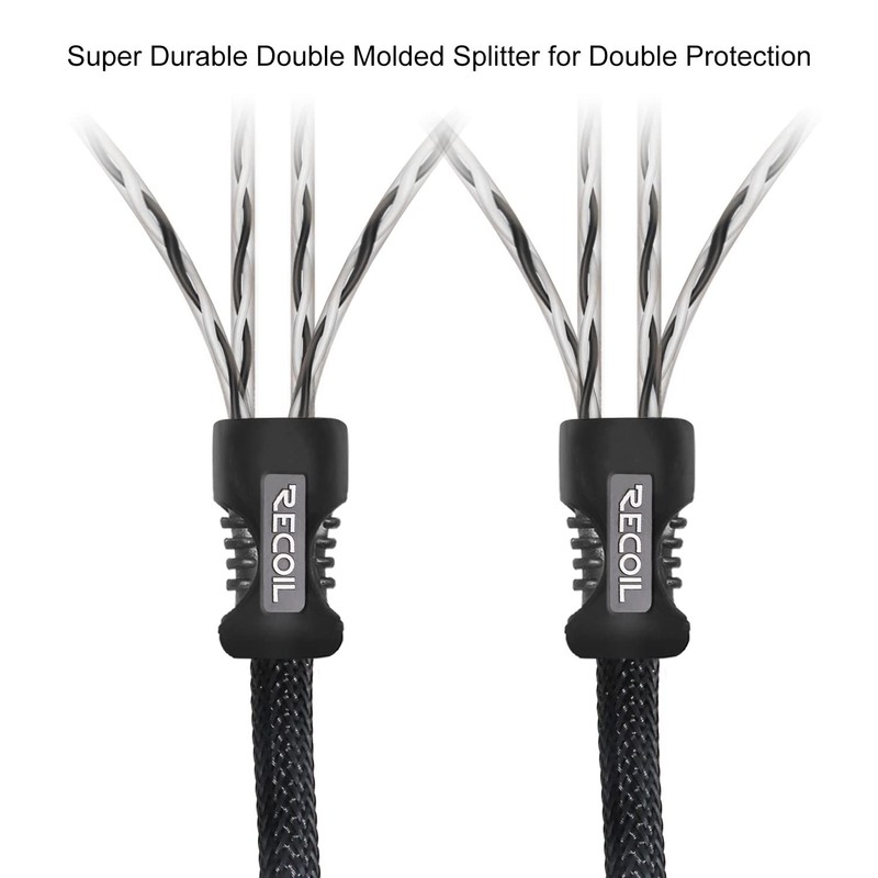 RECOIL P417 Premium 100% Oxygen Free Copper 17ft 4-Channel RCA