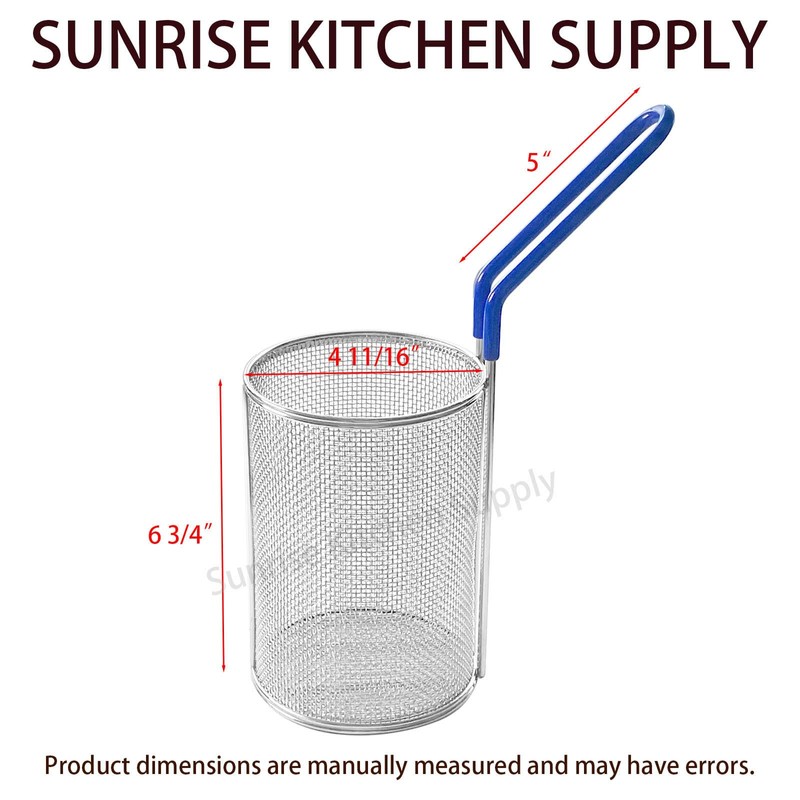 Sunrise Stainless Steel Pasta Boil Basket (1, 5"D x 7"H)