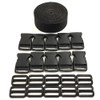Backpack Strap (5 Meter x 20mm) + 20 Plastic Buckles,