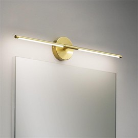 Coinmit Modern Bathroom Vanity Light 28Inch,18W Gold Bathroom Light Fixture Over Mirror 5000K Bathoom Sconce 360° Rotate