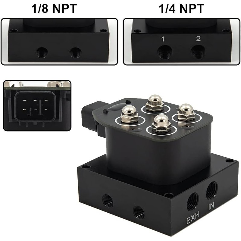 ZHSYMX Air Ride Controller Air Ride Manifold Bag Controller Solenoid