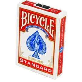 Bicycle Large 29 Wood Cribbage Track Board FREE 808 Red Playing Cards & Pegs