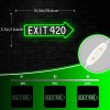 Outdoor Options Co Exit 420 LED Light Sign Eco friendly