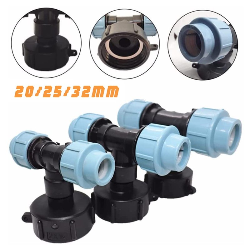 IBC Tank Thread Connector s60x6 Adapter To Mdpe Water Pipe