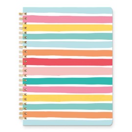 Sweetzer & Orange S&O Cute Spiral Notebooks - College Ruled Spiral Notebook with Pockets - Hardcover Notebook for Women - Cute Notebooks for School & Journal - 80 Double-Sided Pages, 6.25" x 8.25”