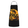 KOSUES Motocross Extreme Sport Rider Waterproof Apron with Pockets Unisex