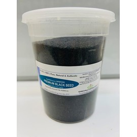 BLACK CUMIN Powder Black Seed NIGELLA SATIVA Seed Ground Powder 1 Lb/ 16oz TUB Indian Spice Kalonji Ground Habbatul Baraka Crushed (the Blessed Seed) by GREENandORGANIC