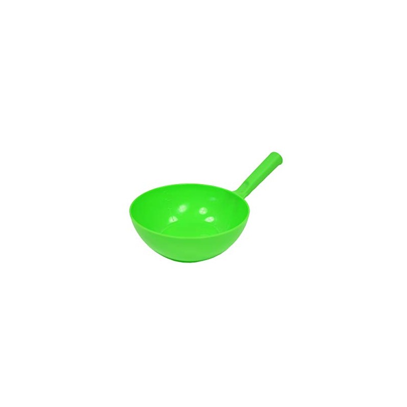 Harold Moore Unisex's Plastic Round Feed Scoop, Lime Green, One