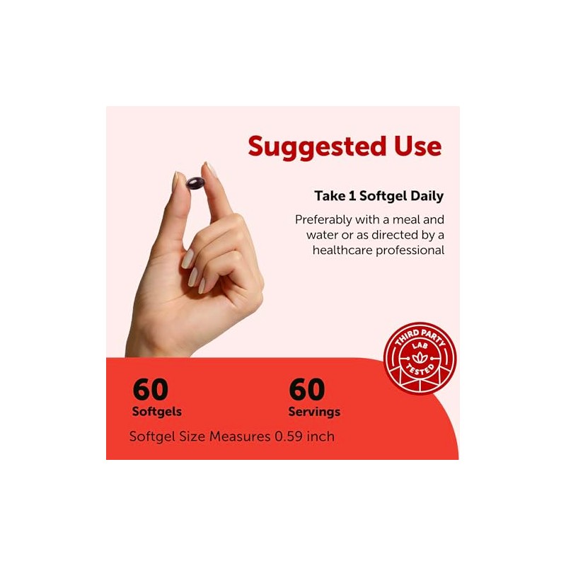 Micro Ingredients Astaxanthin 24mg with MCT Oil, 60 Softgels, 2