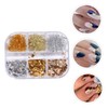 Healvian Nail Art Stickers Sequins for Manicure Painting Safe Material