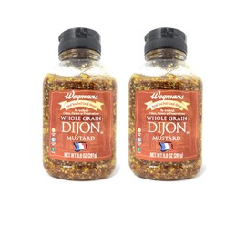Wegmans Whole Grain Dijon Mustard (2 Pack, Total of 19.8oz)