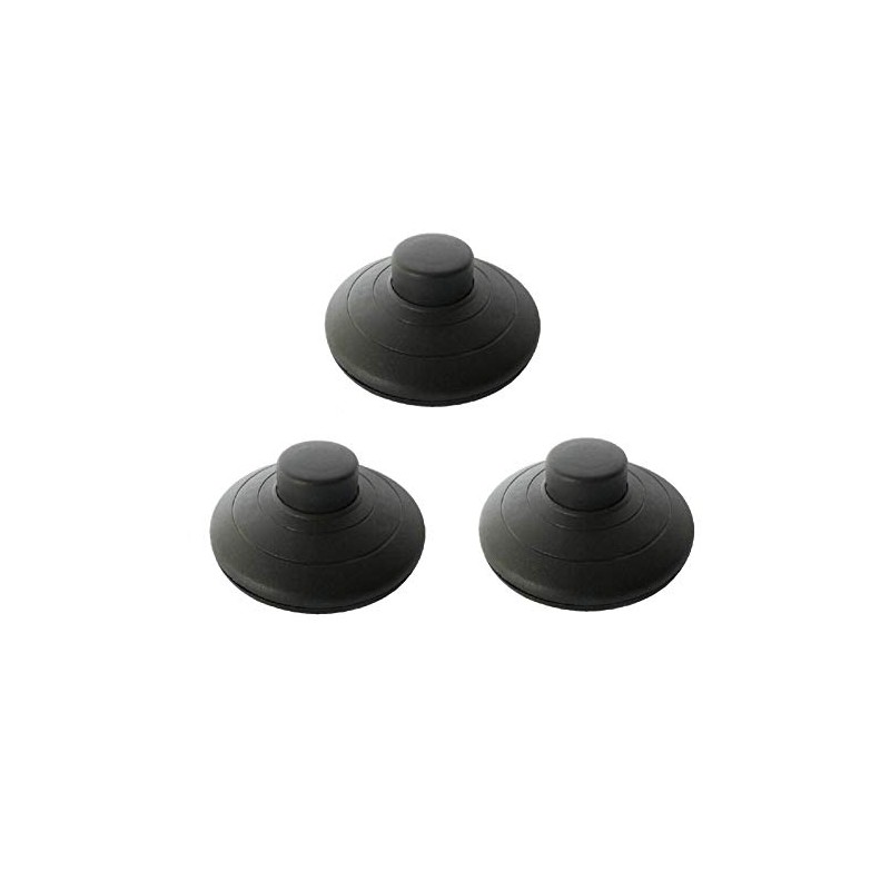 Preamer 3 x Plastic Inline Lamp Foot Push Switch Power