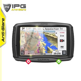 IPG Anti-Glare Made for Garmin zumo 590-590LM Motorcycle GPS 5" Dispay Matte Finish Screen Protector Film, Perfect for Outdoor Use for zumo590.Ag