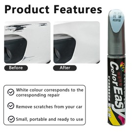 SNONESIY 2PCS Lackstift Auto Auto Lackstift Autolack Reparaturset Auto Lackstift Von Autokratzern Kratzfest für Auto und Fahrrad Spezielles Reparaturwerkzeug für Lackstifte