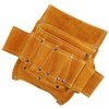 Tool Waist Bag Multifunctional Yellow Cowhide Electrician Hardware Tool Storage