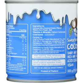 Nature's Charm Sweetned Condensed Coconut Milk, 11.25 Ounce. (Pack of 3)