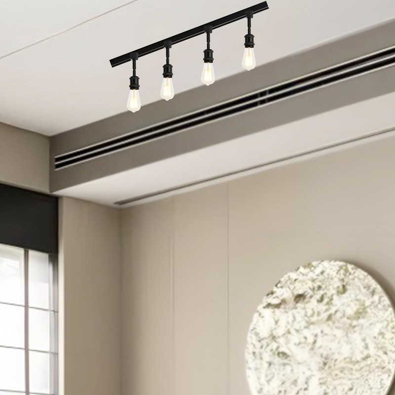 H Type Track Lighting Head to E26 Track Light Heads