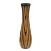 AeraVida Beautifully Hand Carved Etched Dark Brown Mango Tree Wood