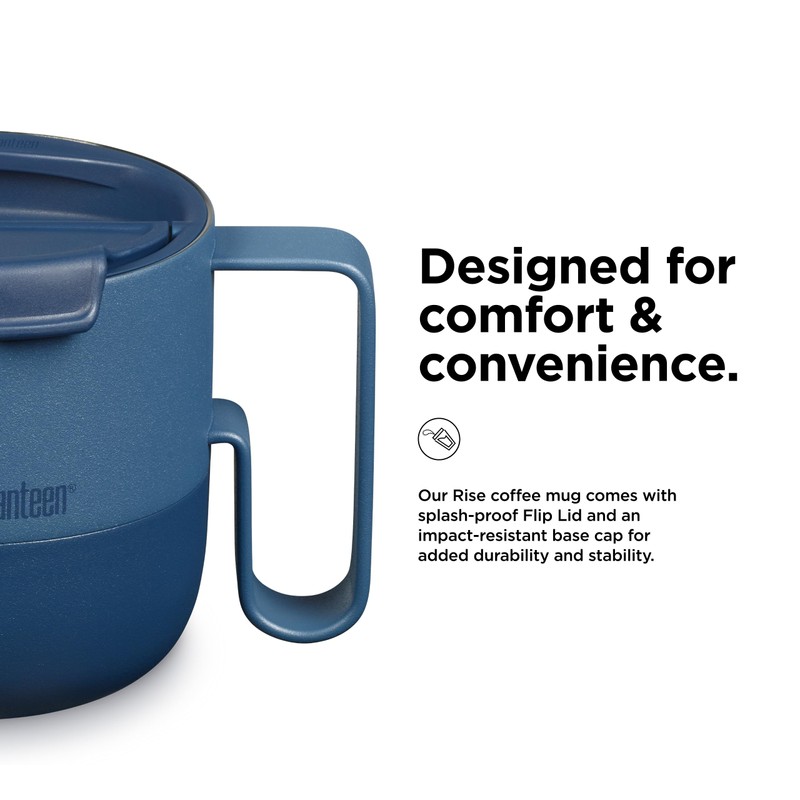 Klean Kanteen Taza Rise de 14 oz - Acero inoxidable