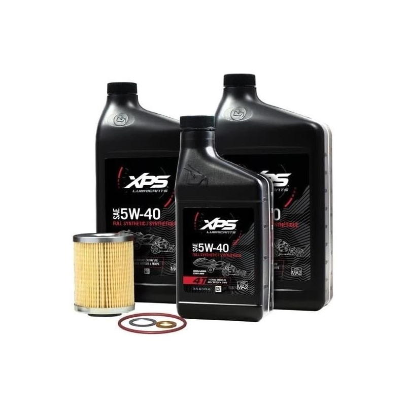 4T 5W-40 Full Synthetic Oil Change Kit for Rotax 500