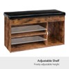 HOOBRO Shoe Storage Bench with Padded Cushion, Entryway Bench with