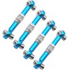 4Pcs RC Aluminum Linkages Steering Servo Rod Turnbuckle 102017 Compatible
