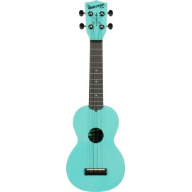 Kala The Waterman Soprano Ukulele - Aqua Mist, Glow in the Dark